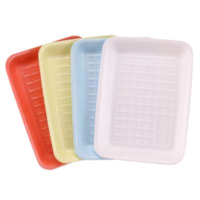 19*14*2cm Disposable plastic foam tray supermarket meat seafood vegetables etc foam trays packing in Food Grade